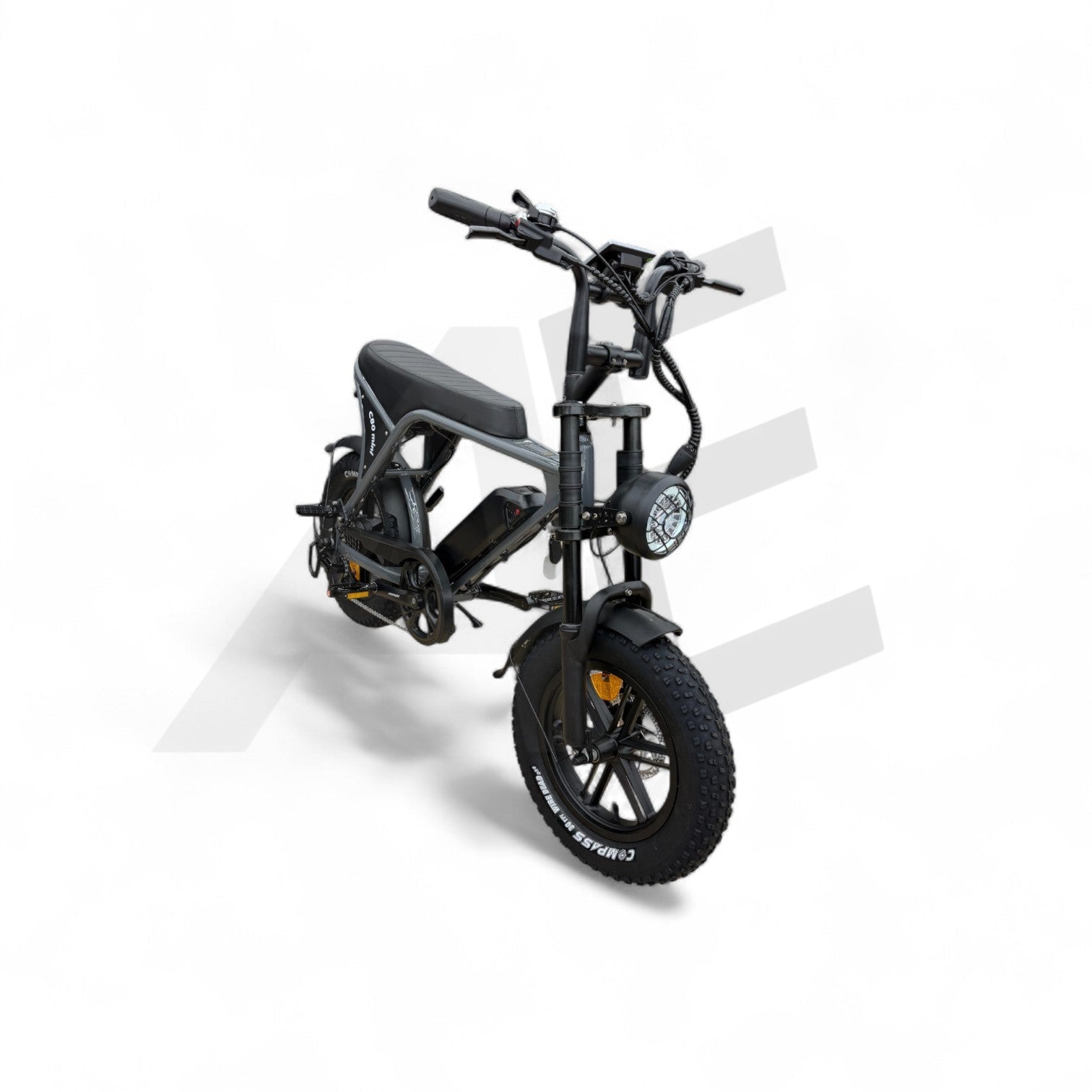 Ouxi C80 Mini Fatbike Nardo Grey met Hydraulische Remmen - AE-trading