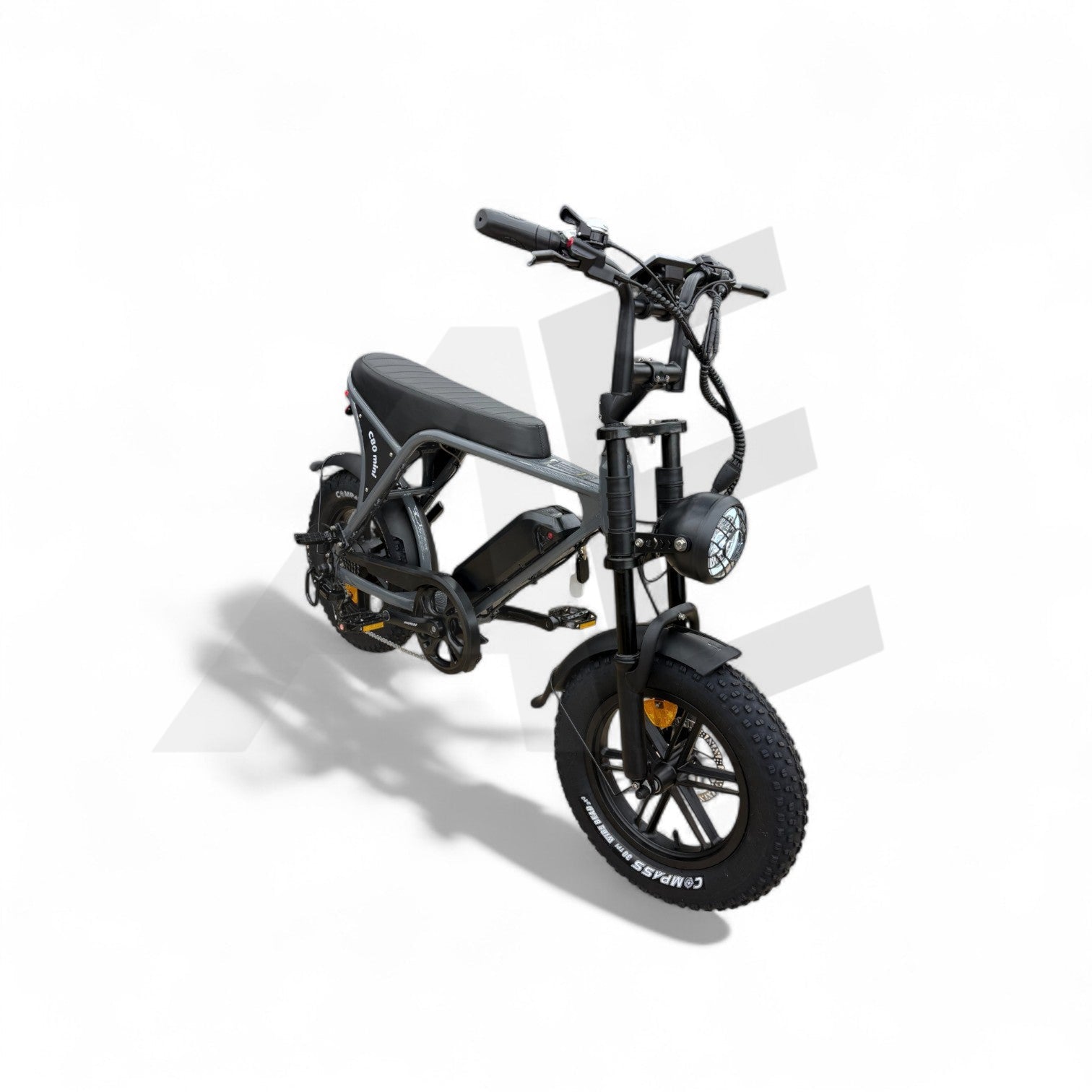 Ouxi C80 Mini Fatbike Nardo Grey met Hydraulische Remmen - AE-trading