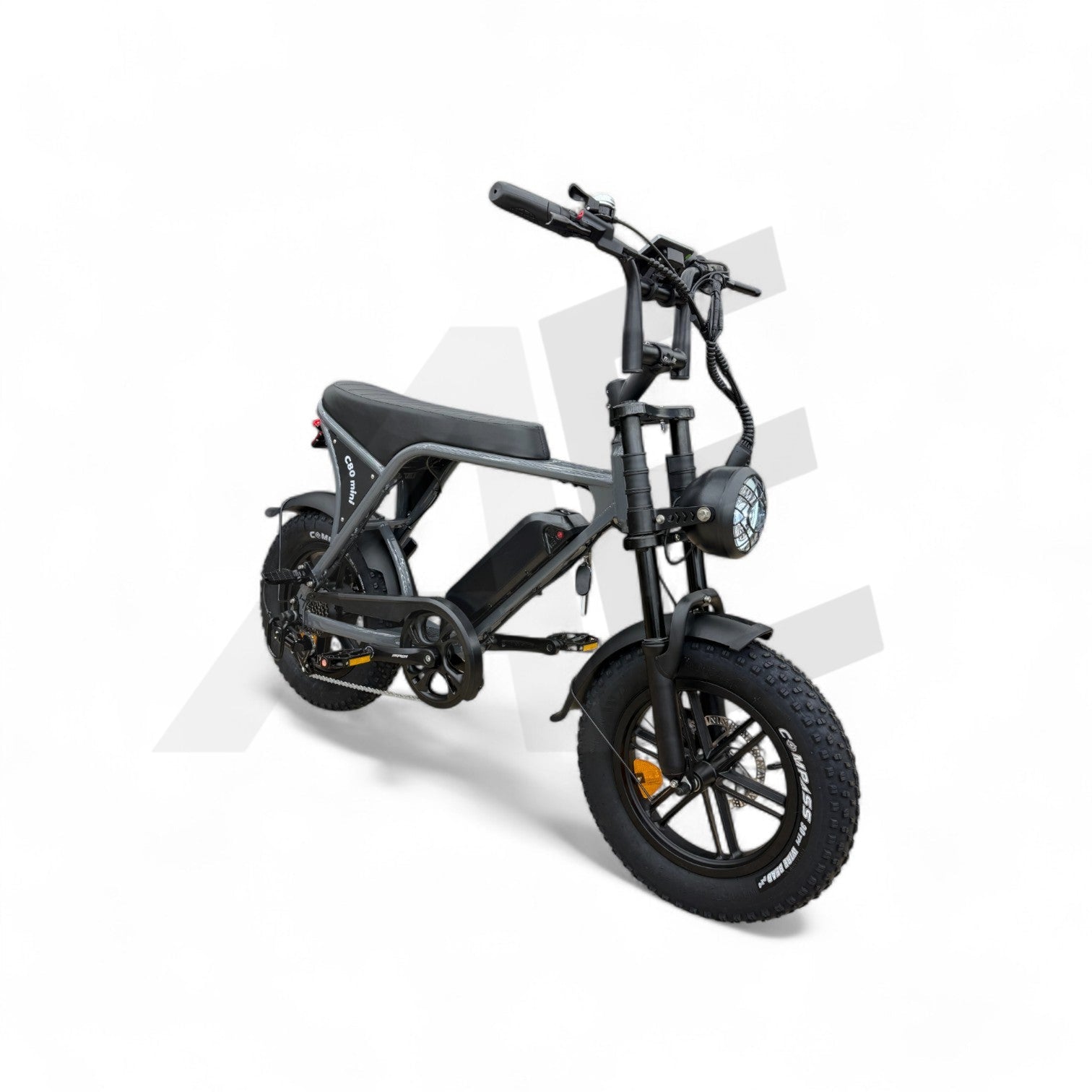 Ouxi C80 Mini Fatbike Nardo Grey met Hydraulische Remmen - AE-trading