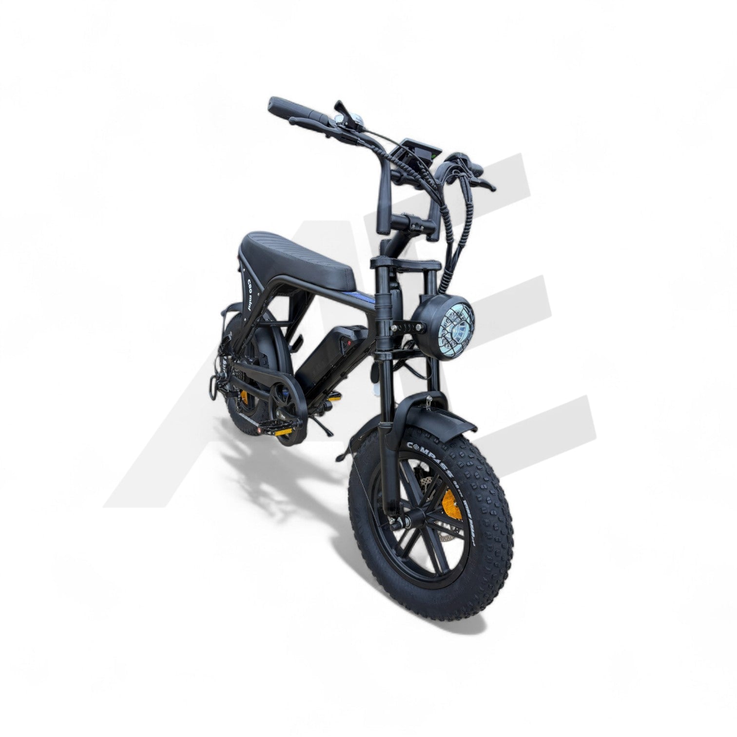 Ouxi C80 Mini Fatbike Mat Zwart - AE-trading