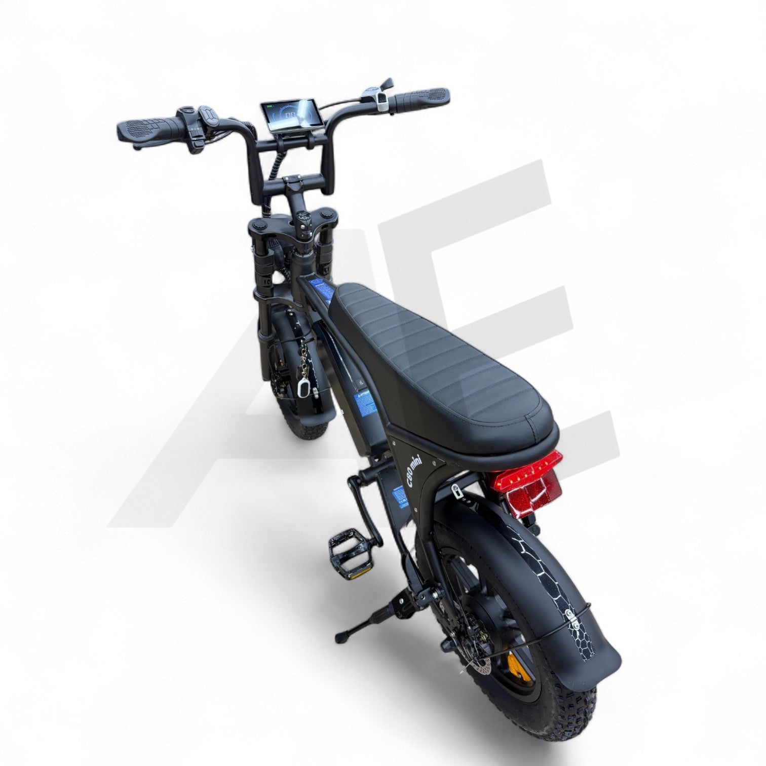 Ouxi C80 Mini Fatbike Mat Zwart - AE-trading