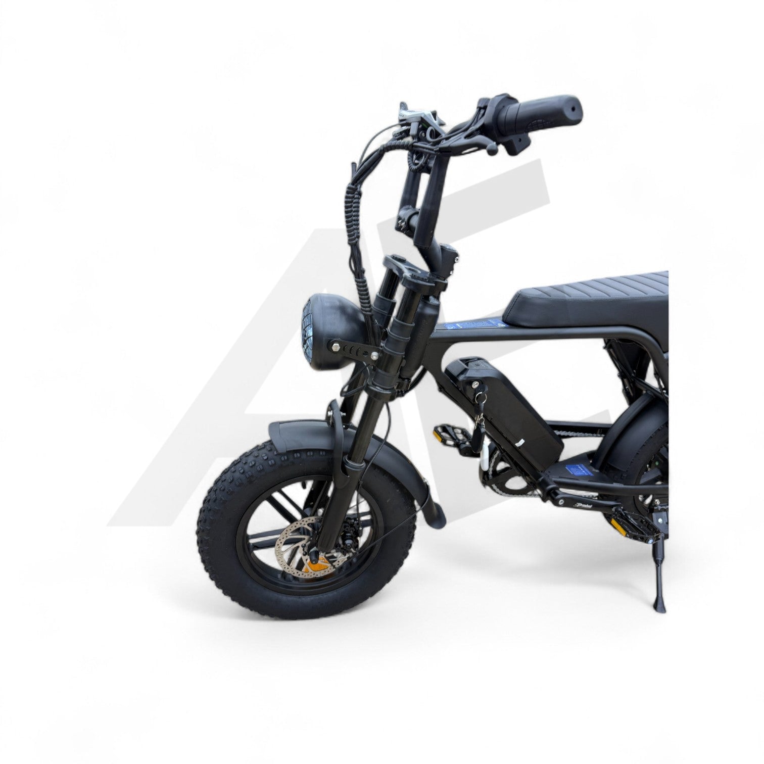 Ouxi C80 Mini Fatbike Mat Zwart - AE-trading