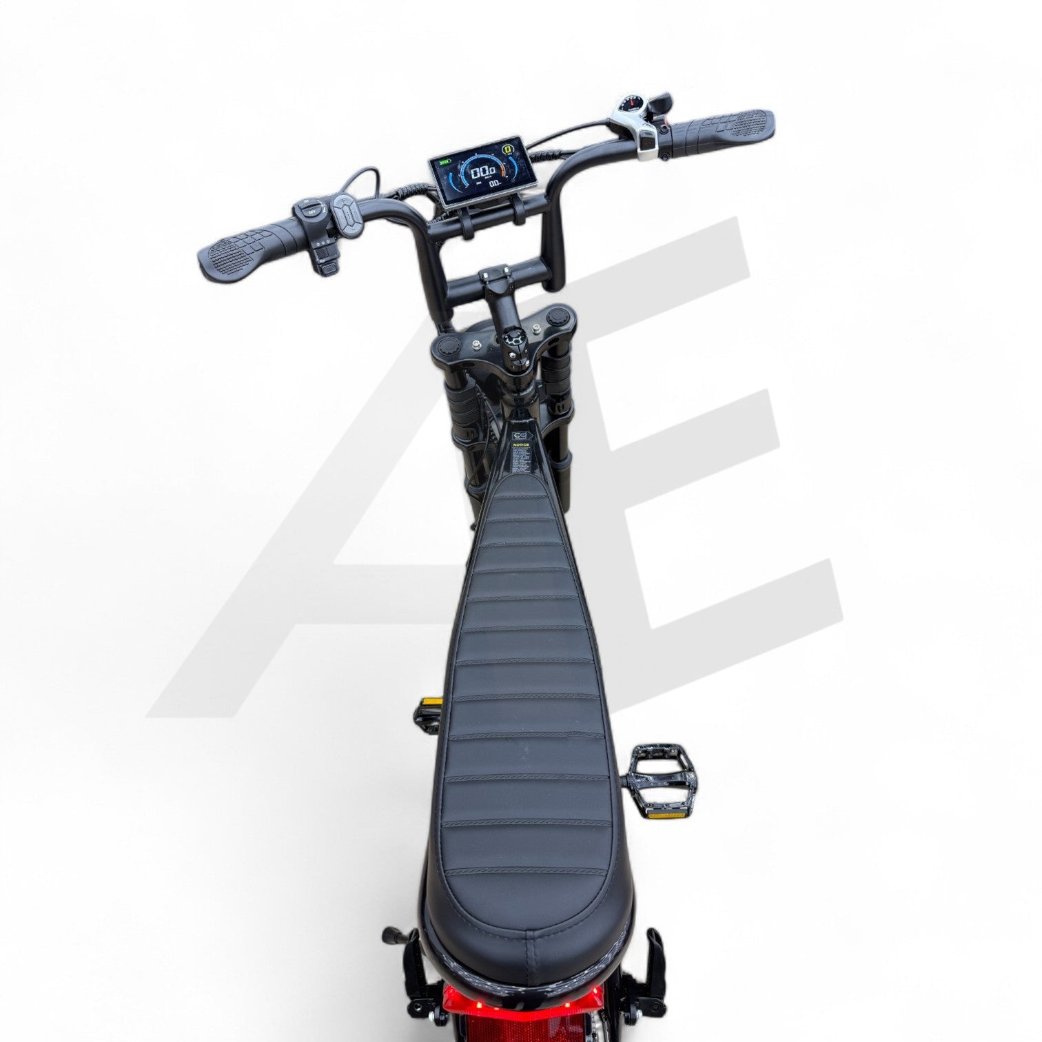 Ouxi C80 Mini Fatbike Glans Zwart met Hydraulische Remmen - AE-trading