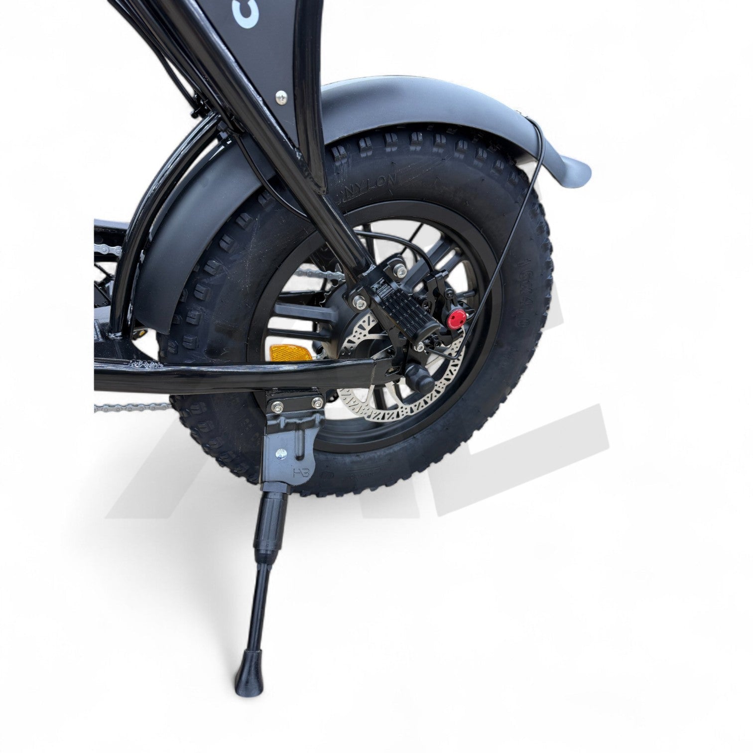 Ouxi C80 Mini Fatbike Glans Zwart met Hydraulische Remmen - AE-trading