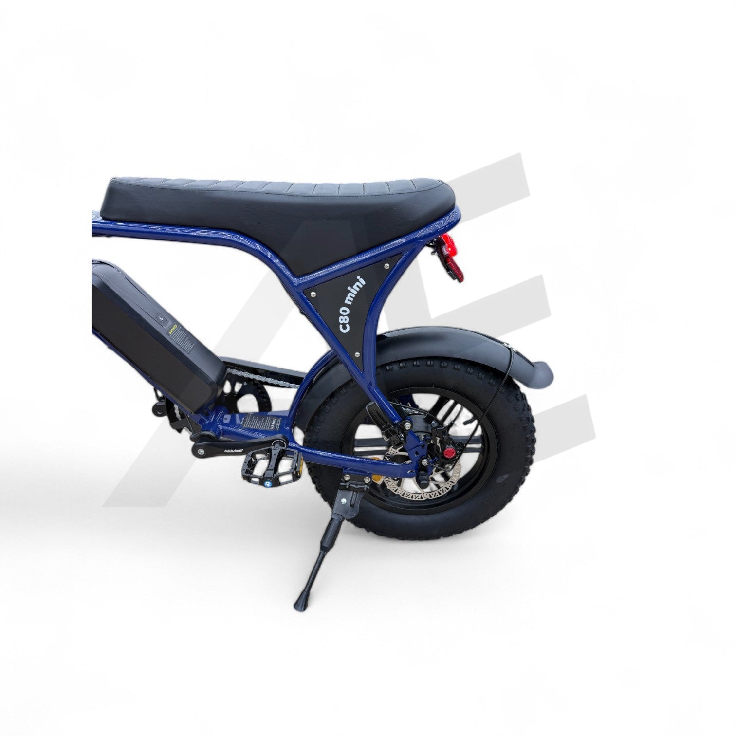 Ouxi C80 Mini Fatbike Candy Blue met Hydraulische Remmen - AE-trading