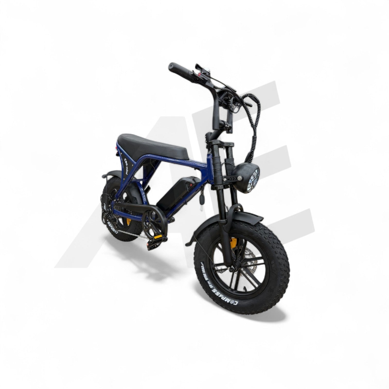 Ouxi C80 Mini Fatbike Candy Blue met Hydraulische Remmen - AE-trading