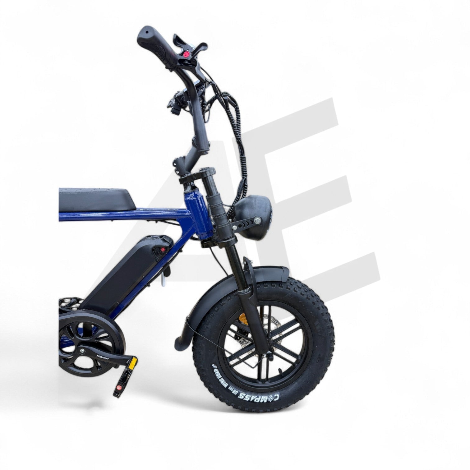 Ouxi C80 Mini Fatbike Candy Blue met Hydraulische Remmen - AE-trading