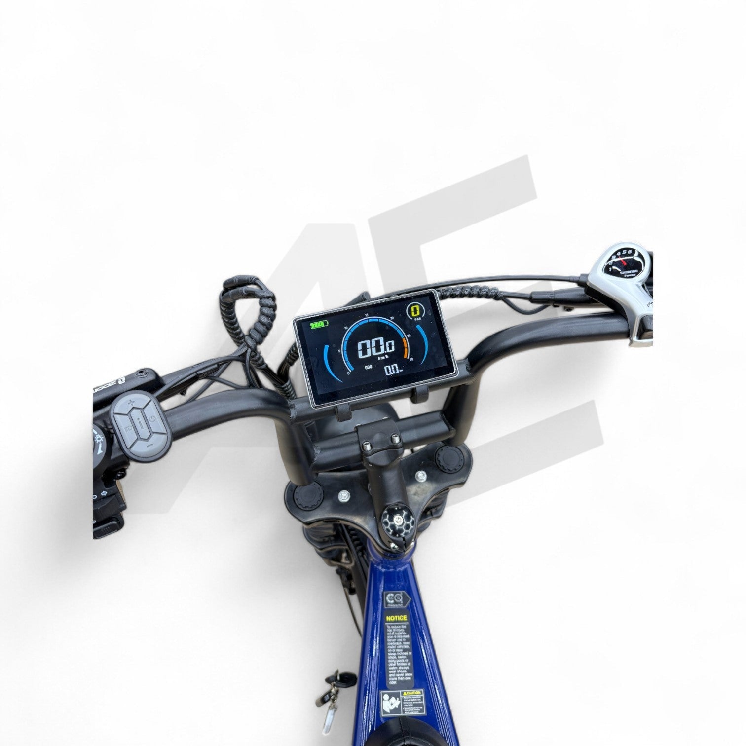 Ouxi C80 Mini Fatbike Candy Blue met Hydraulische Remmen - AE-trading