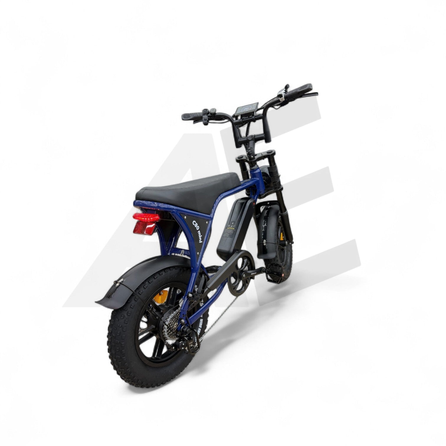 Ouxi C80 Mini Fatbike Candy Blue met Hydraulische Remmen - AE-trading