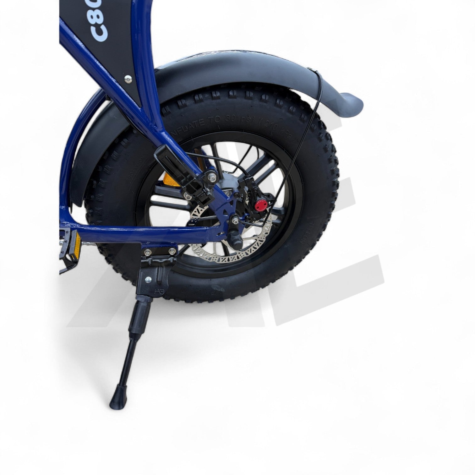 Ouxi C80 Mini Fatbike Candy Blue met Hydraulische Remmen - AE-trading