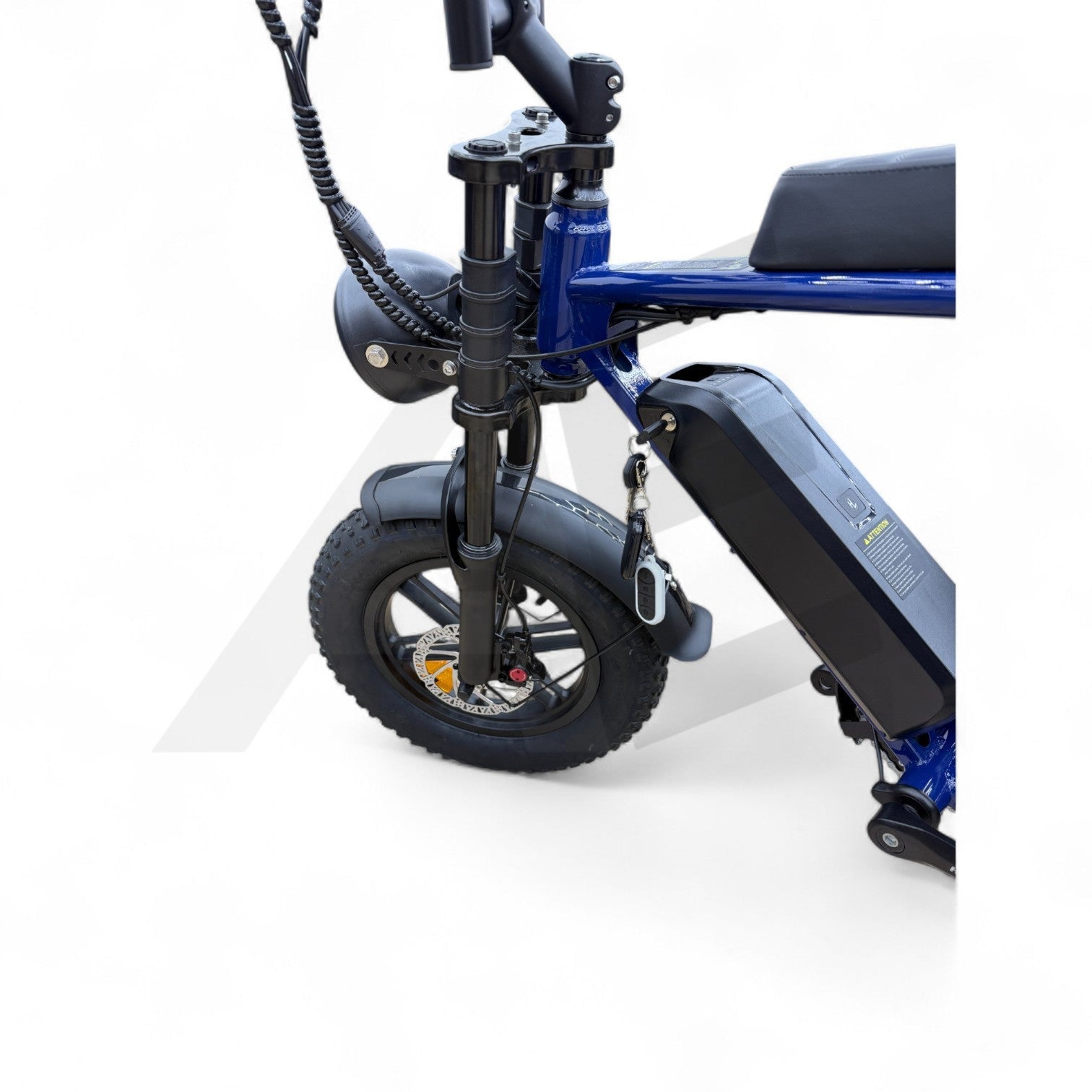 Ouxi C80 Mini Fatbike Candy Blue met Hydraulische Remmen - AE-trading