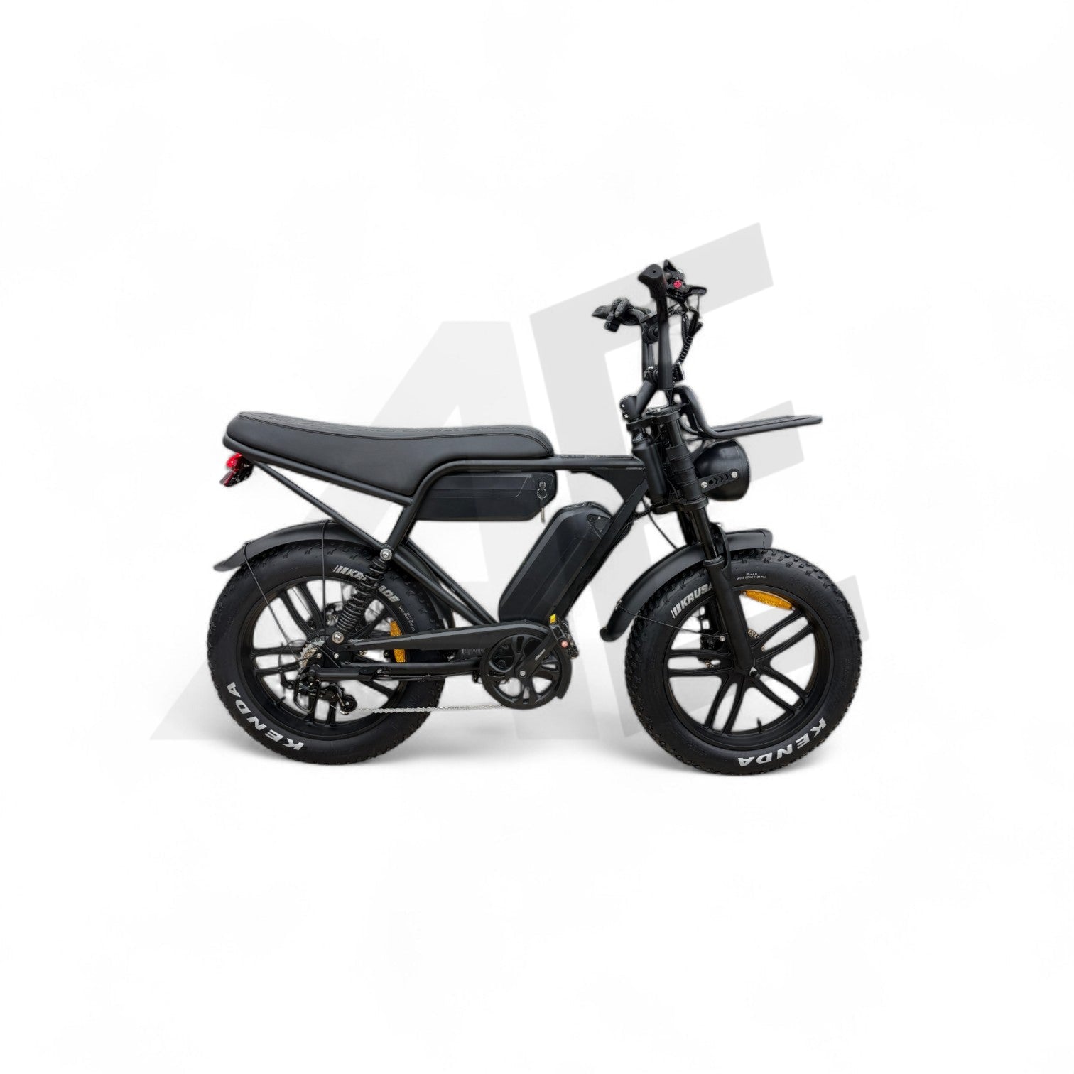 Ouxi C80 Pro Max Fatbike Zwart Dubbele Accu met Hydraulische Remmen - AE-trading