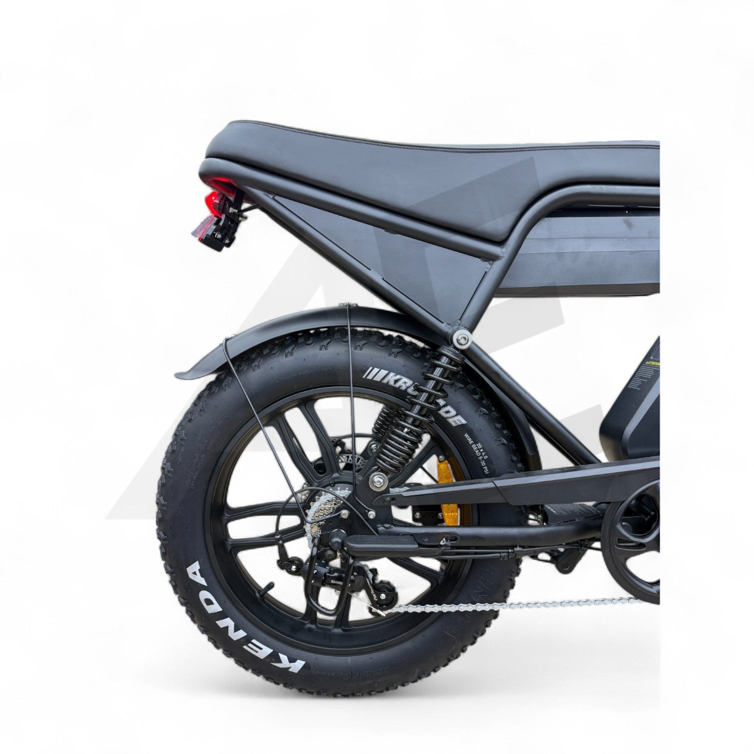 Ouxi C80 Pro Max Fatbike Zwart Dubbele Accu met Hydraulische Remmen - AE-trading