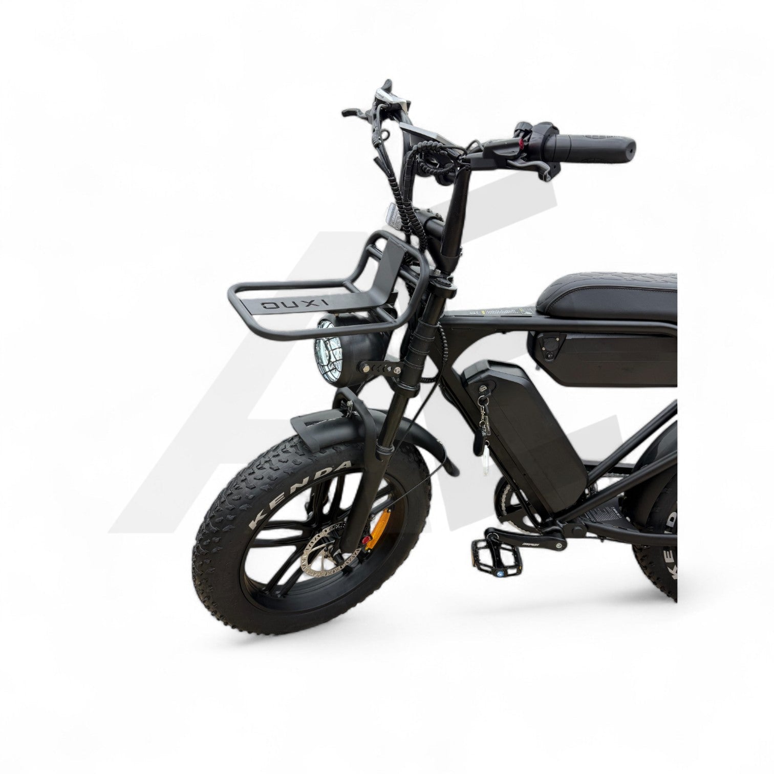 Ouxi C80 Pro Max Fatbike Zwart Dubbele Accu met Hydraulische Remmen - AE-trading