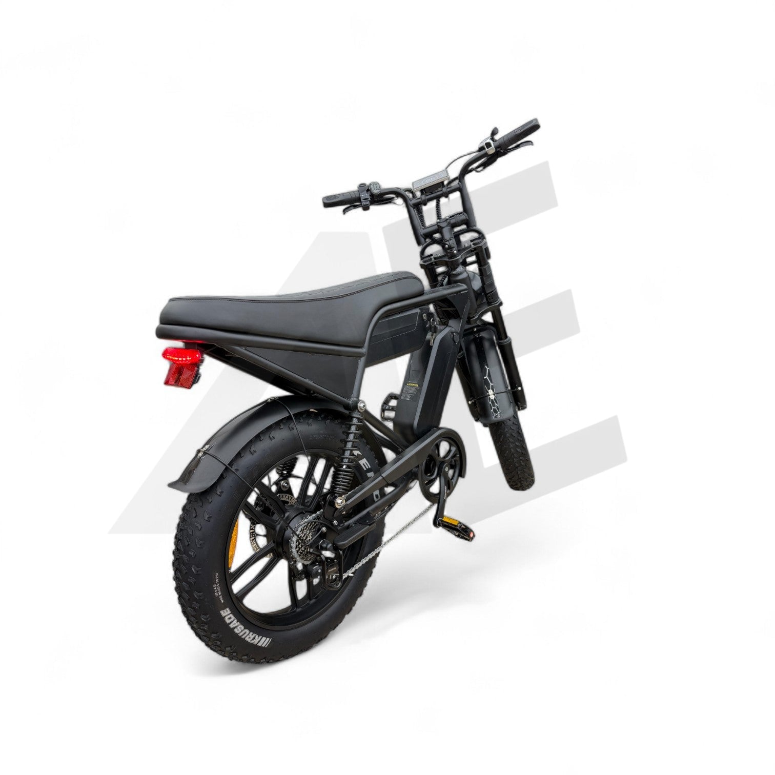 Ouxi C80 Pro Max Fatbike Zwart Dubbele Accu met Hydraulische Remmen - AE-trading