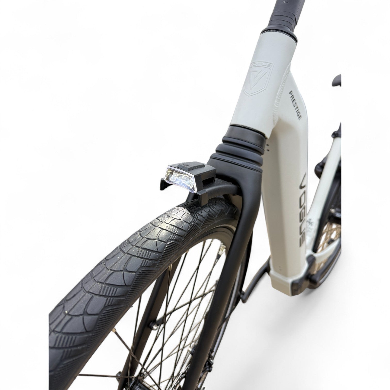 Vogue Prestige – Elektrische Unisex E-Bike 28 inch – 48 cm – MOTINOVA Middenmotor 80Nm – V-Snaar Aandrijving – 14,5Ah Accu – Mat Cool Grey - AE-trading