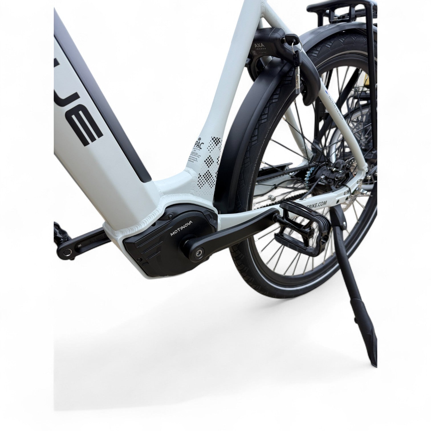 Vogue Prestige – Elektrische Unisex E-Bike 28 inch – 48 cm – MOTINOVA Middenmotor 80Nm – V-Snaar Aandrijving – 14,5Ah Accu – Mat Cool Grey - AE-trading