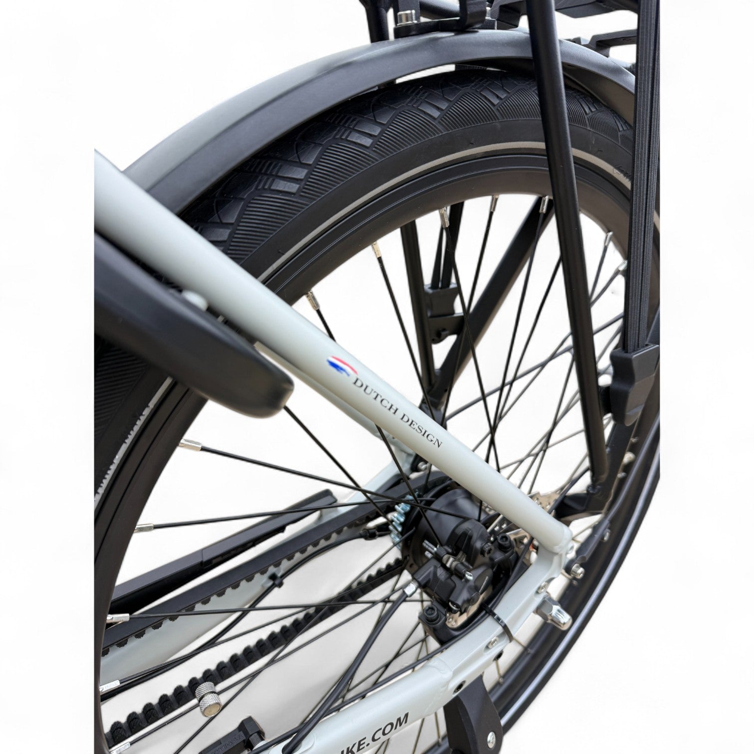 Vogue Prestige – Elektrische Unisex E-Bike 28 inch – 48 cm – MOTINOVA Middenmotor 80Nm – V-Snaar Aandrijving – 14,5Ah Accu – Mat Cool Grey - AE-trading