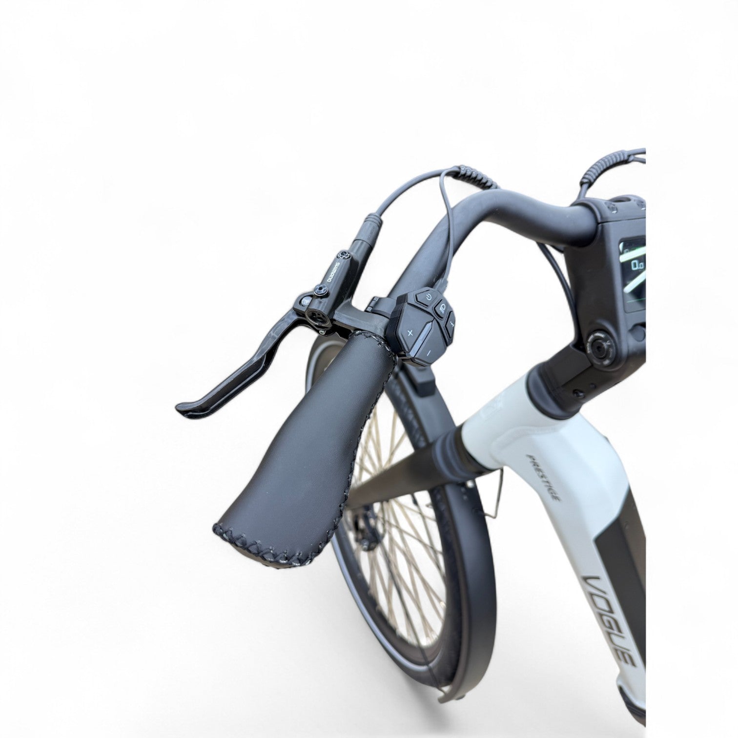 Vogue Prestige – Elektrische Unisex E-Bike 28 inch – 48 cm – MOTINOVA Middenmotor 80Nm – V-Snaar Aandrijving – 14,5Ah Accu – Mat Cool Grey - AE-trading