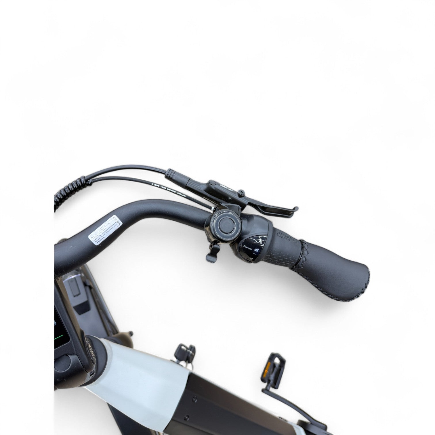 Vogue Prestige – Elektrische Unisex E-Bike 28 inch – 48 cm – MOTINOVA Middenmotor 80Nm – V-Snaar Aandrijving – 14,5Ah Accu – Mat Cool Grey - AE-trading