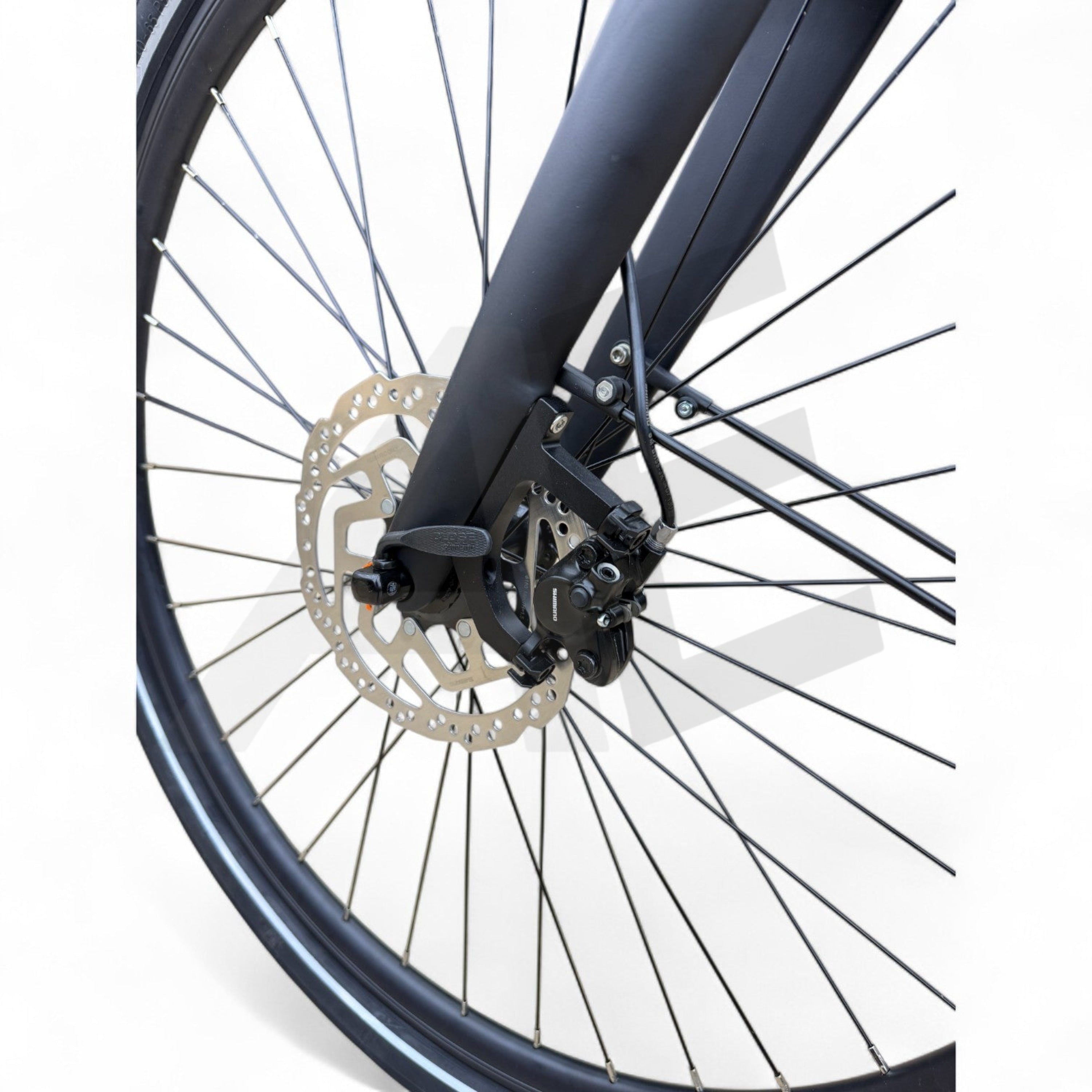 Vogue Prestige – Elektrische Unisex E-Bike 28 inch – 48 cm – MOTINOVA Middenmotor 80Nm – V-Snaar Aandrijving – 14,5Ah Accu – Mat Zwart - AE-trading