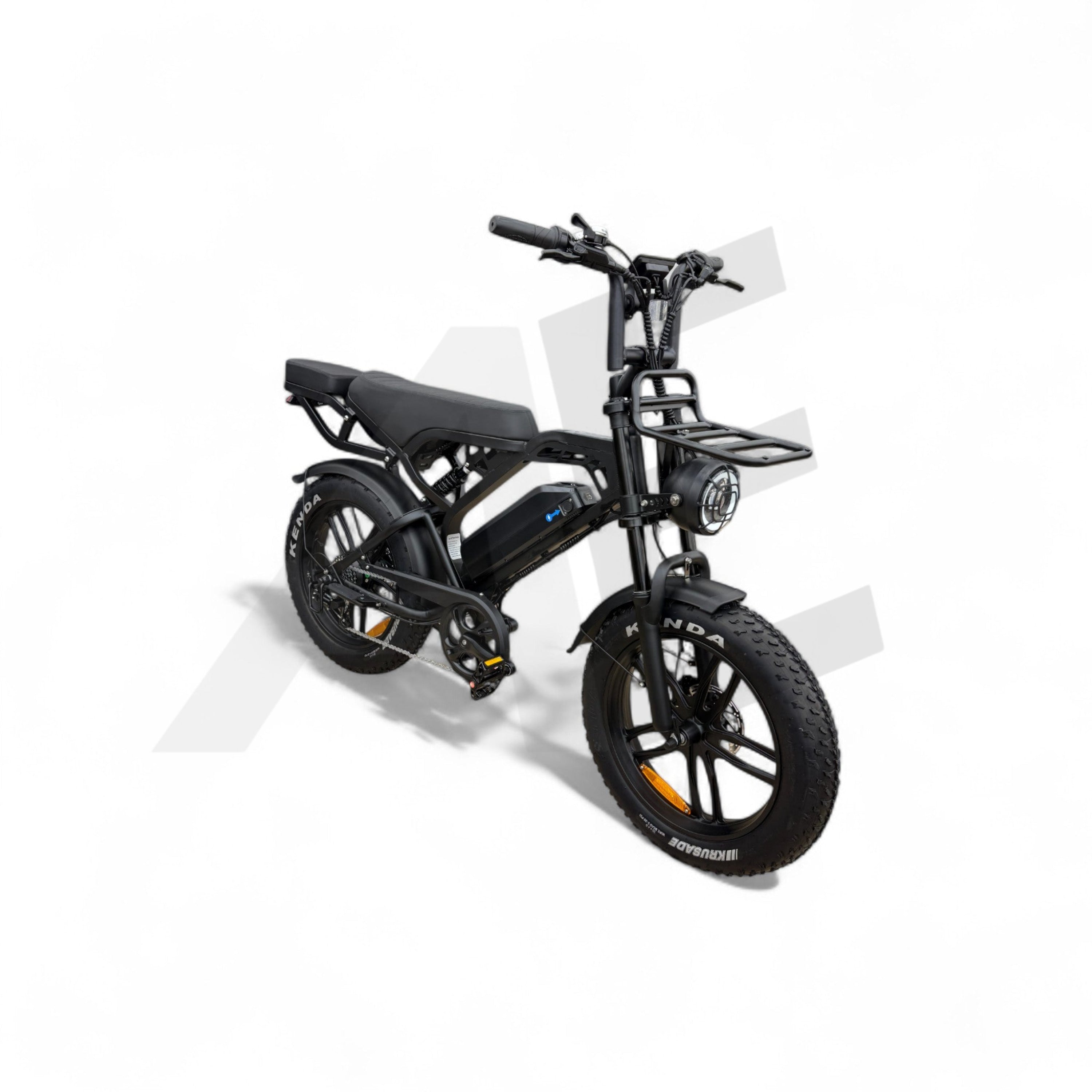 V20 Pro Fatbike QmWheel Zwart 2025 met Hydraulische remmen - AE-trading