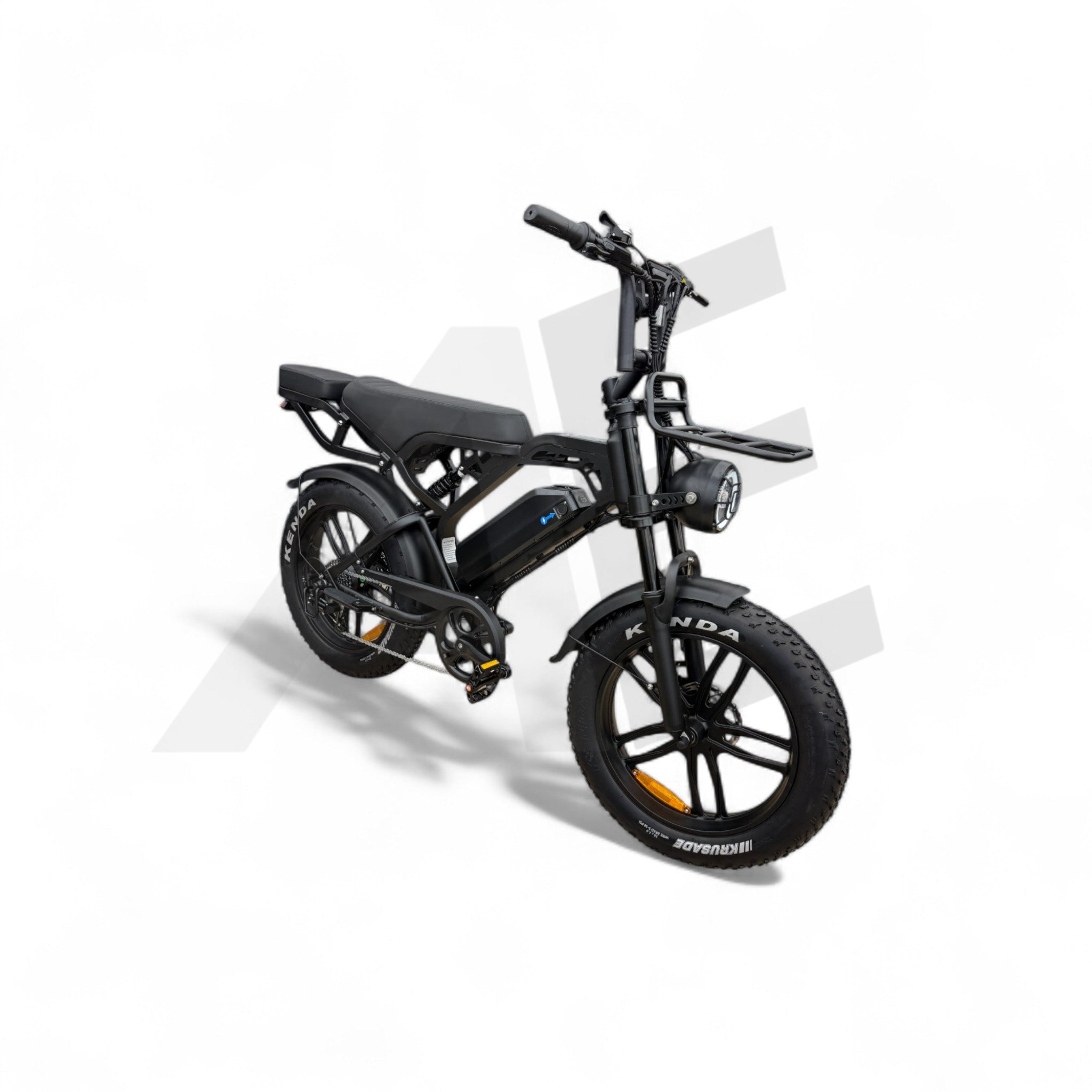 V20 Pro Fatbike QmWheel Zwart 2025 met Hydraulische remmen - AE-trading