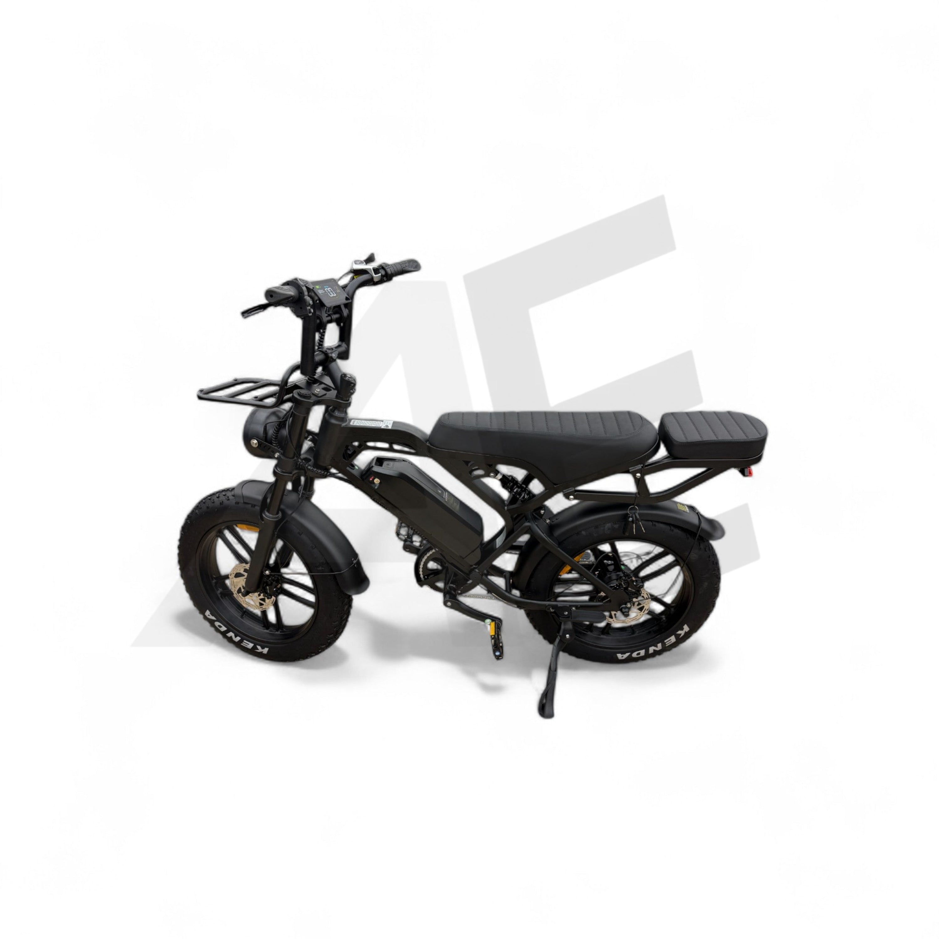 V20 Pro Fatbike QmWheel Zwart 2025 met Hydraulische remmen - AE-trading