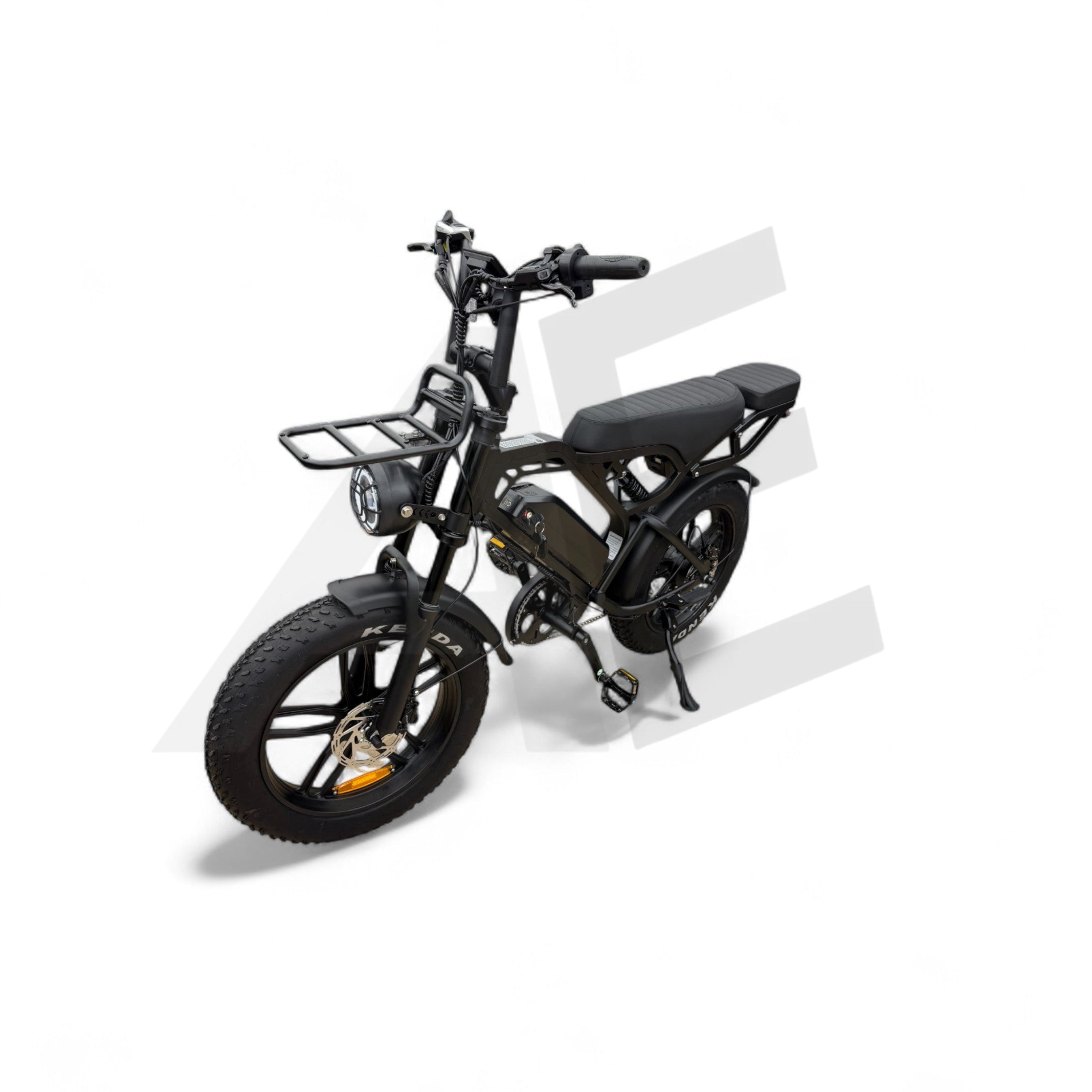 V20 Pro Fatbike QmWheel Zwart 2025 met Hydraulische remmen - AE-trading