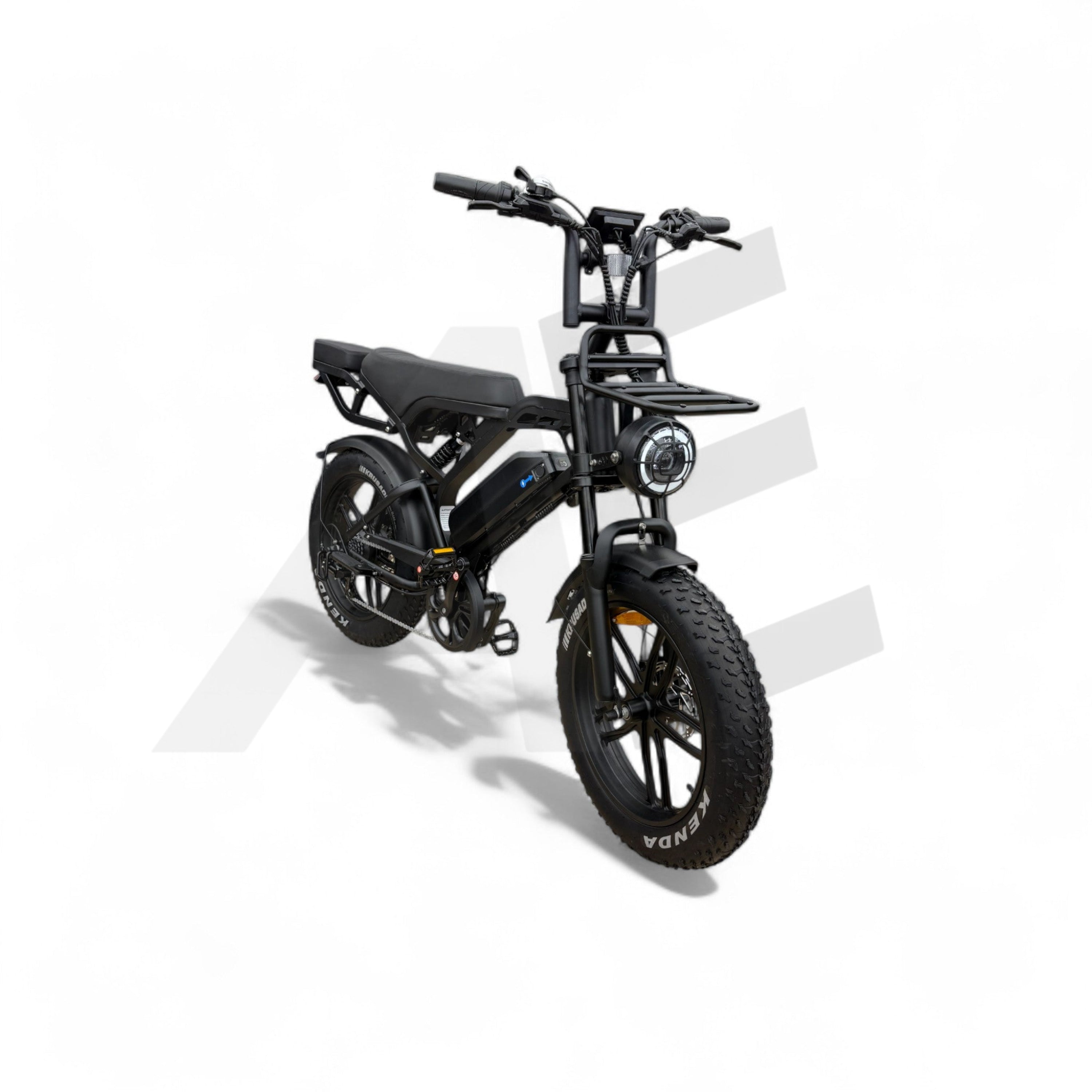 V20 Pro Fatbike QmWheel Zwart 2025 met Hydraulische remmen - AE-trading