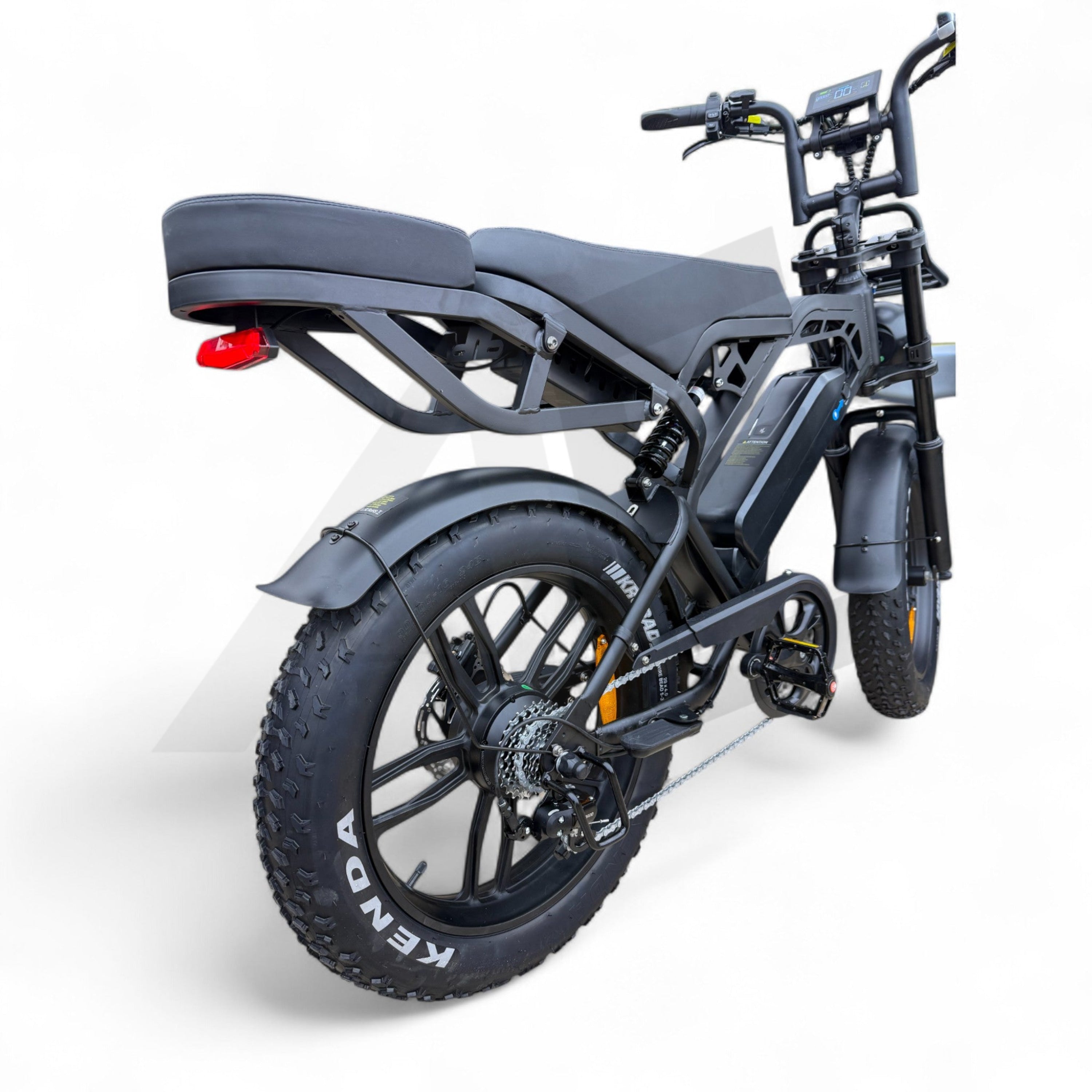 V20 Pro Fatbike QmWheel Zwart 2025 met Hydraulische remmen - AE-trading