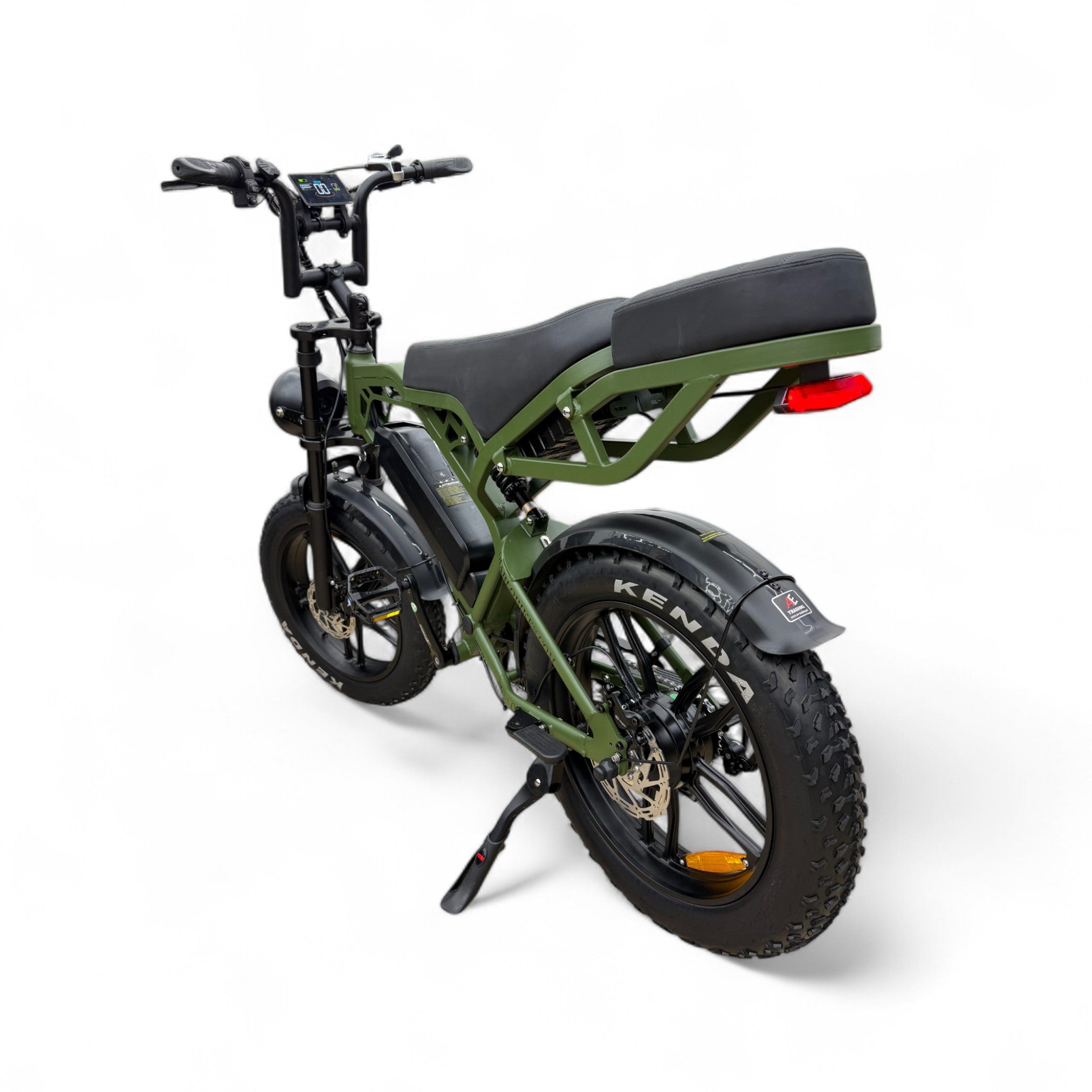 Diablo E-One V20 Pro Fatbike – Groen – 250W – Volledige vering – Hydraulische schijfremmen: - AE-trading