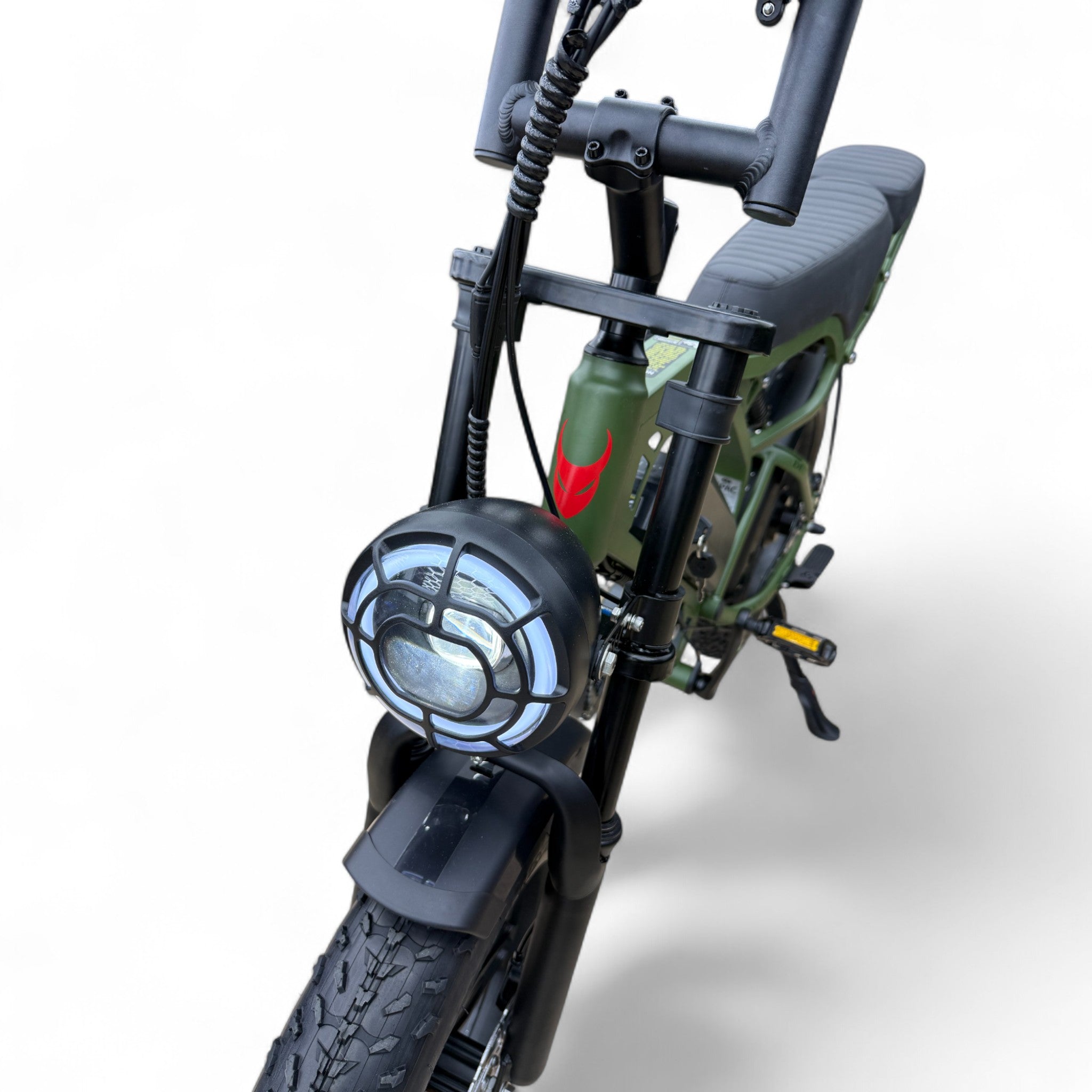 Diablo E-One V20 Pro Fatbike – Groen – 250W – Volledige vering – Hydraulische schijfremmen: - AE-trading