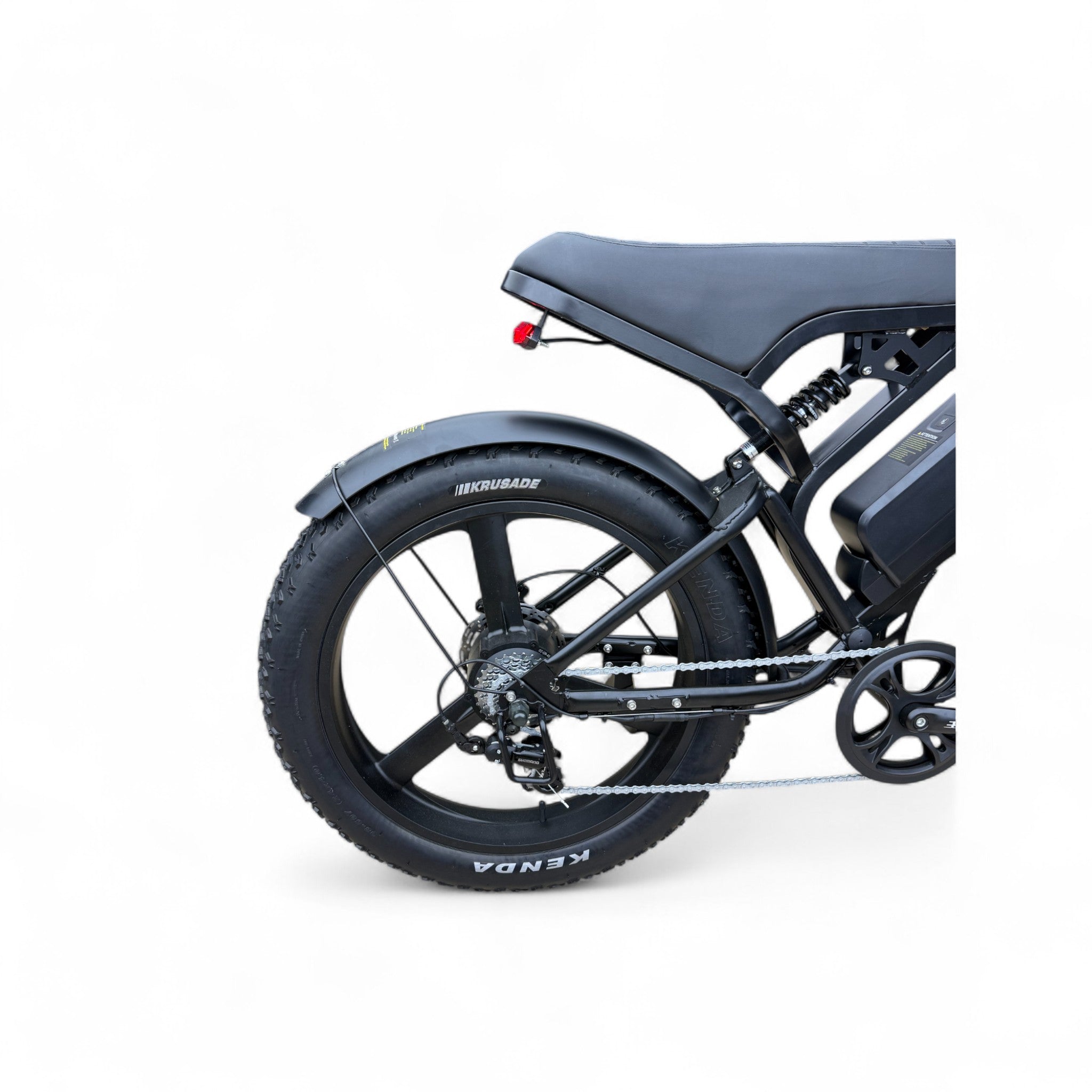 QmWheel V20 Pro Max 24inch Fatbike – Zwart – 250W – Hydraulische Remmen - AE-trading
