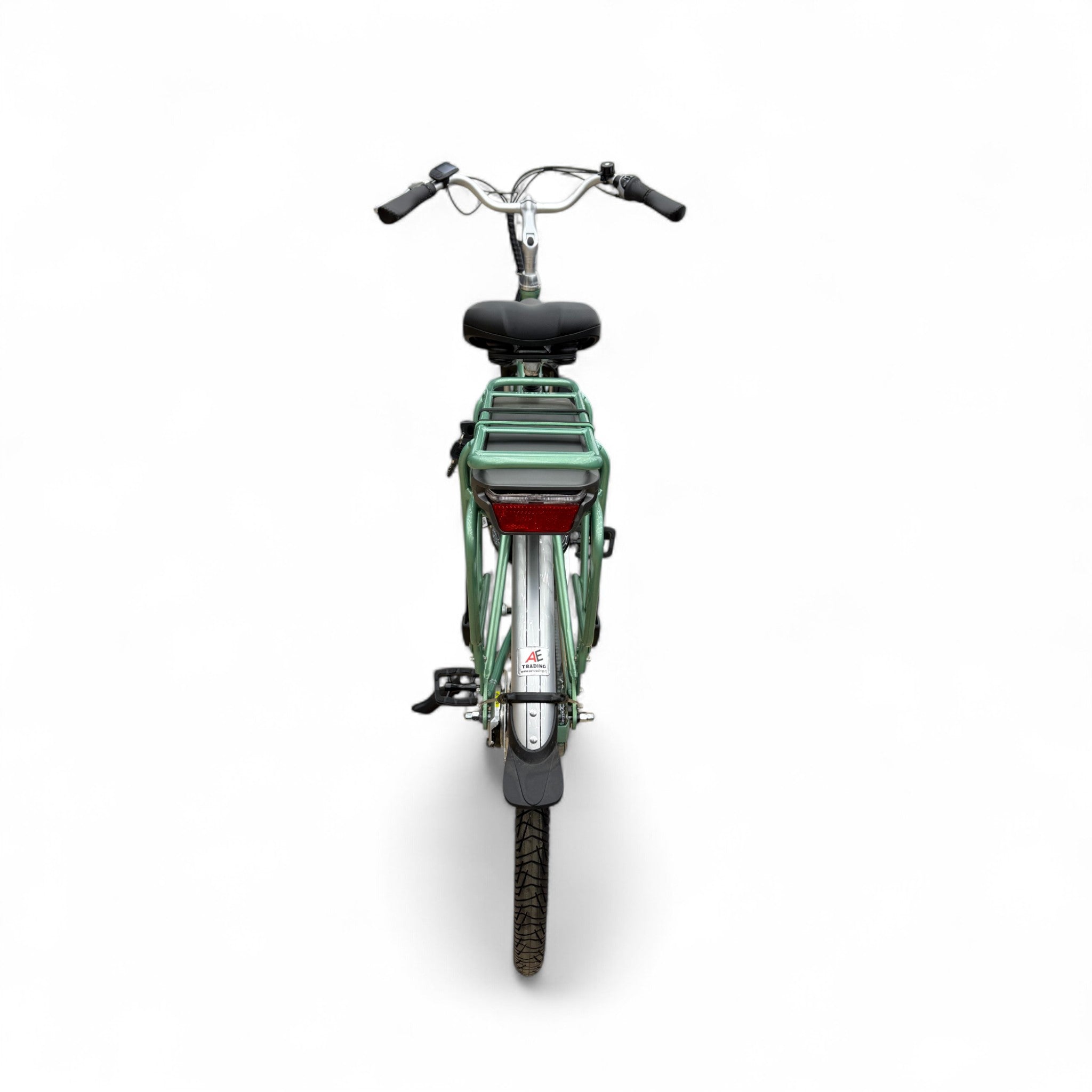 Vogue Basic N7 E-bike Groen 47cm – Elektrische Damesfiets met 468Wh Accu, Shimano Nexus 7, Voorwielmotor & LED Verlichting – Actieradius tot 100 km - AE-trading