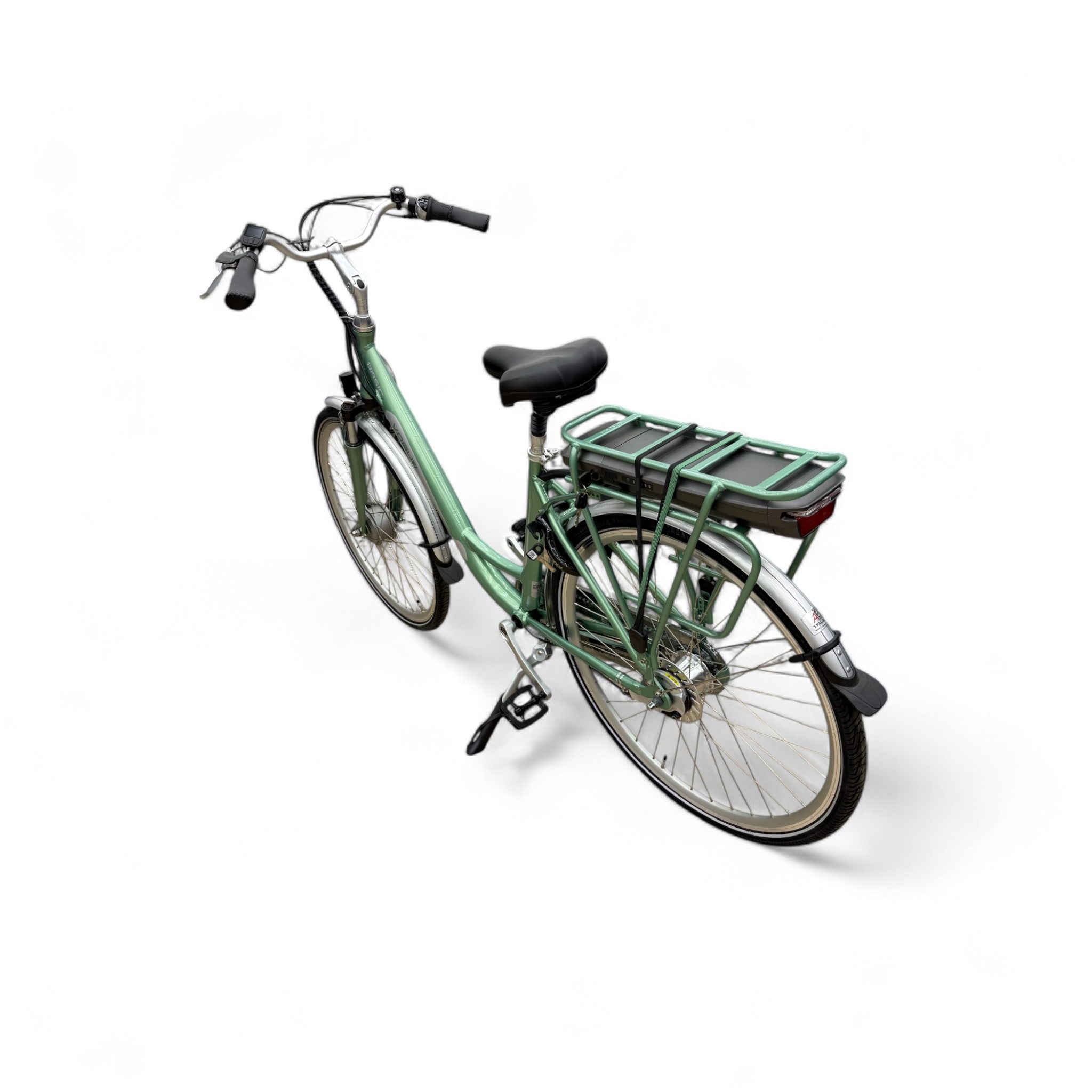 Vogue Basic N7 E-bike Groen 47cm – Elektrische Damesfiets met 468Wh Accu, Shimano Nexus 7, Voorwielmotor & LED Verlichting – Actieradius tot 100 km - AE-trading