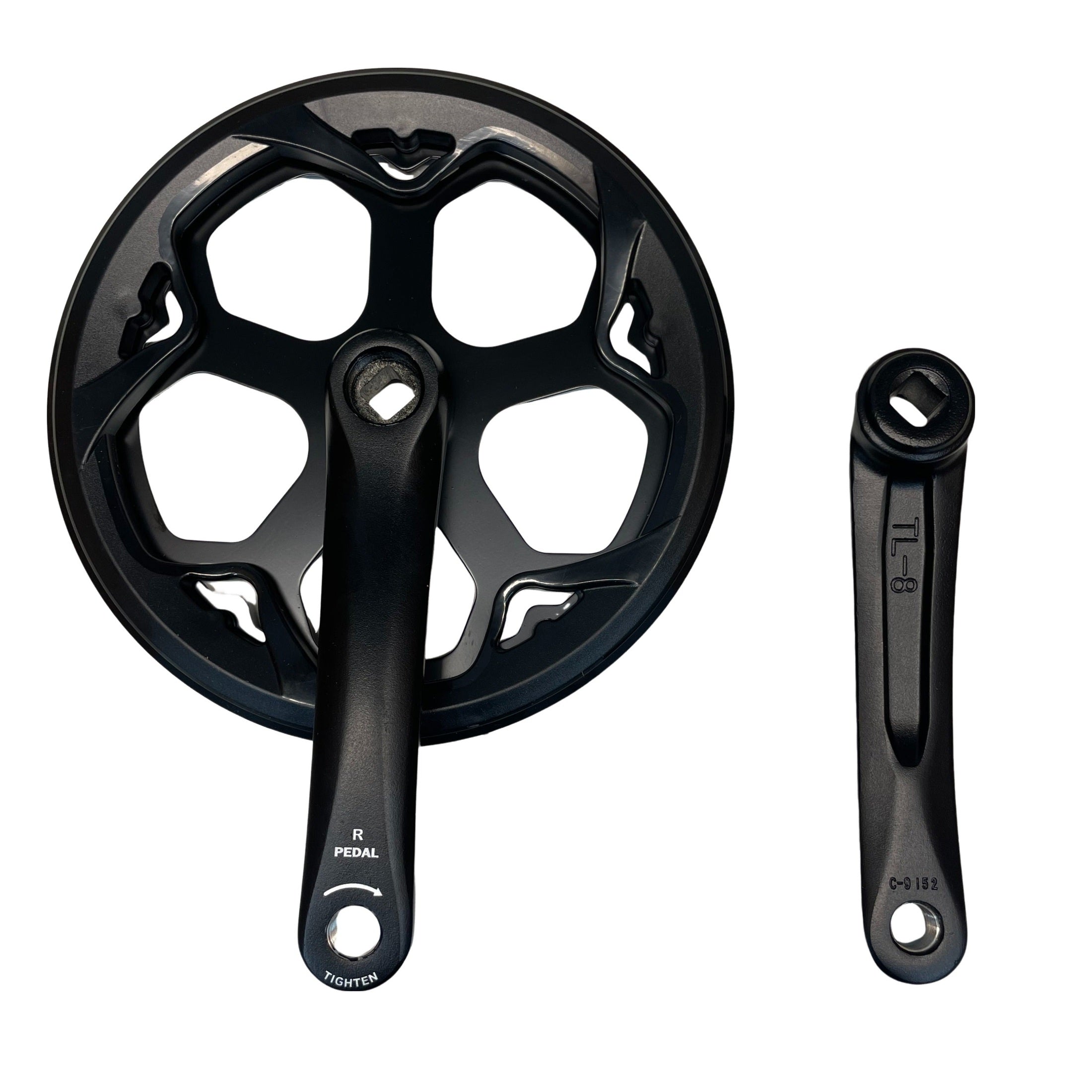 Crankset Fatbike Rechts + Links met Tandwiel - Ouxi C80 MINI en QMWheel V20 MINI - AE-trading