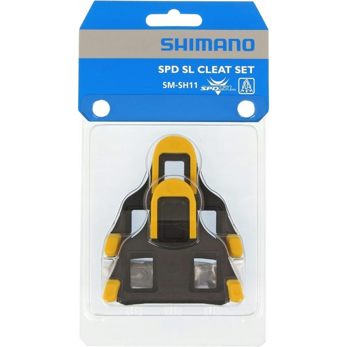 Shimano schoenplaatjes SM-SH11 SPD-SL geel - AE-trading