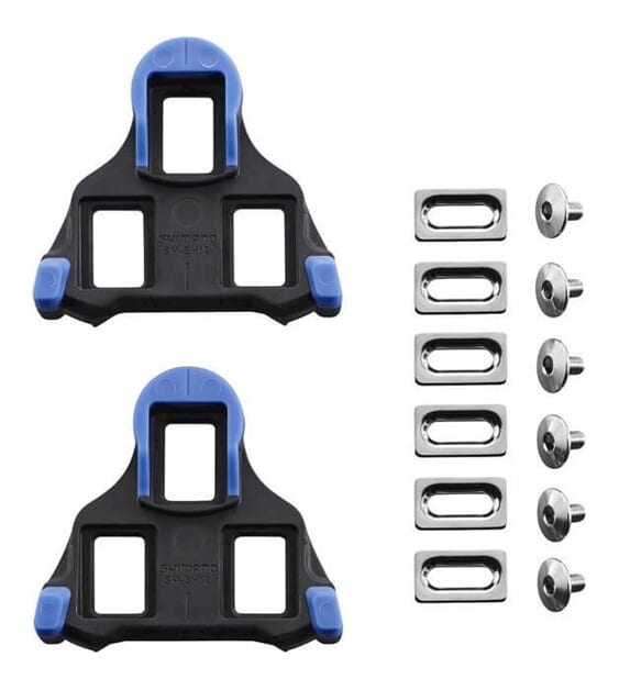 Shimano schoenplaatjes SM-SH12 SPD-SL blauw - AE-trading