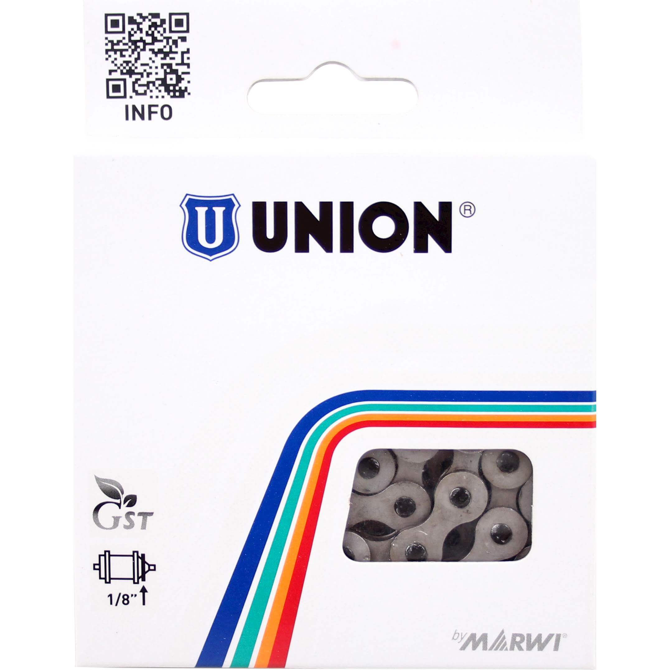 Union ketting 1/2x1/8 anti roest AE-trading