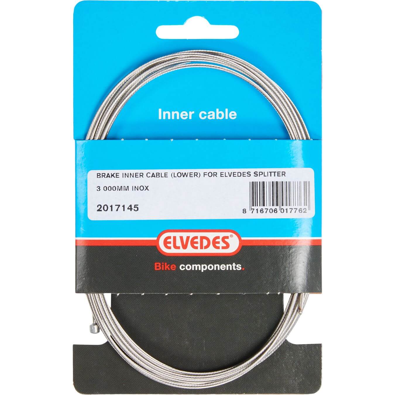Elvedes rem binnenkabel rvs onder 3m voor splitter 2017161 - AE-trading