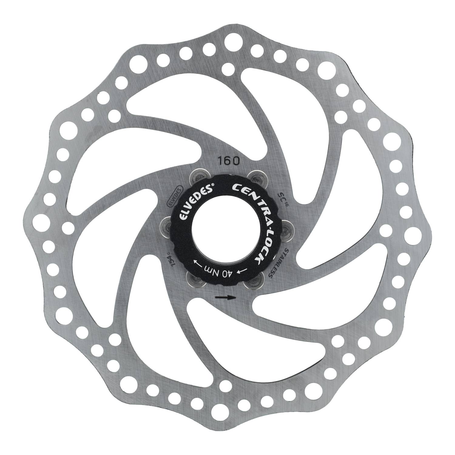 Elvedes remschijf 160mm centerlock - AE-trading