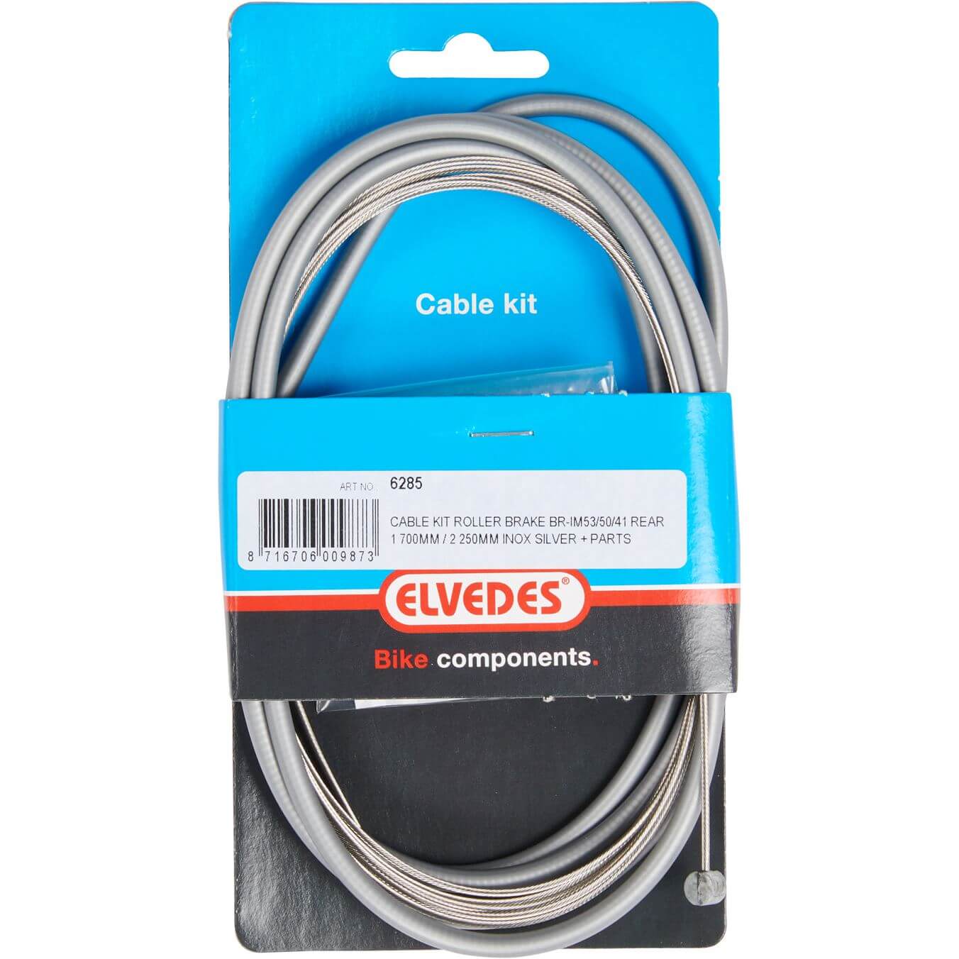 Elvedes remkabel achter Rollerbrake br-im41/50/53 zilver - AE-trading