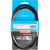 Elvedes schakel kabel Nexus rvs zwart - AE-trading