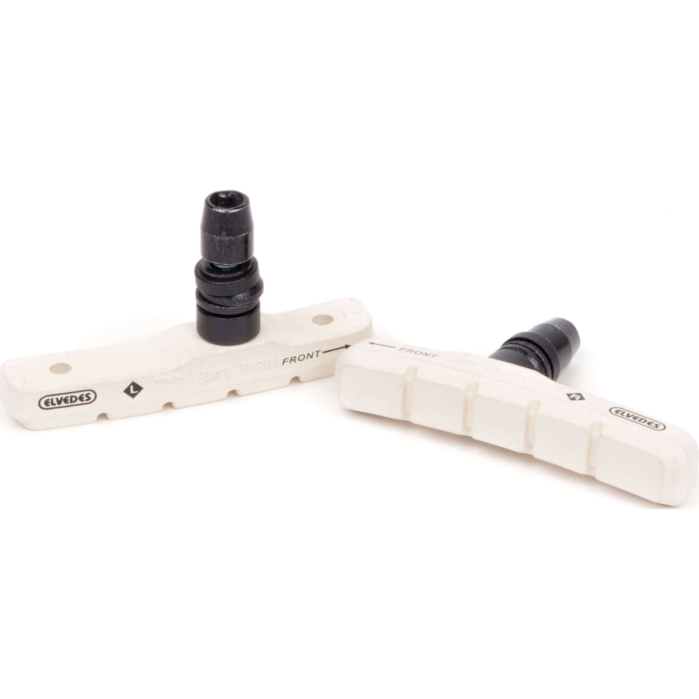 Elvedes remblok V-brake m/inbus 72mm white comp doos(25) - AE-trading