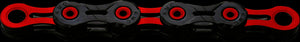 KMC ketting DLC10 black/red 116s - AE-trading
