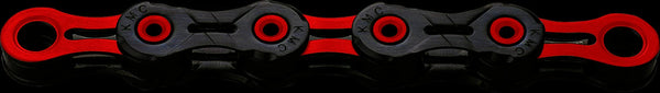 KMC ketting DLC10 black/red 116s - AE-trading