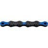 KMC ketting DLC12 black/blue 126s - AE-trading