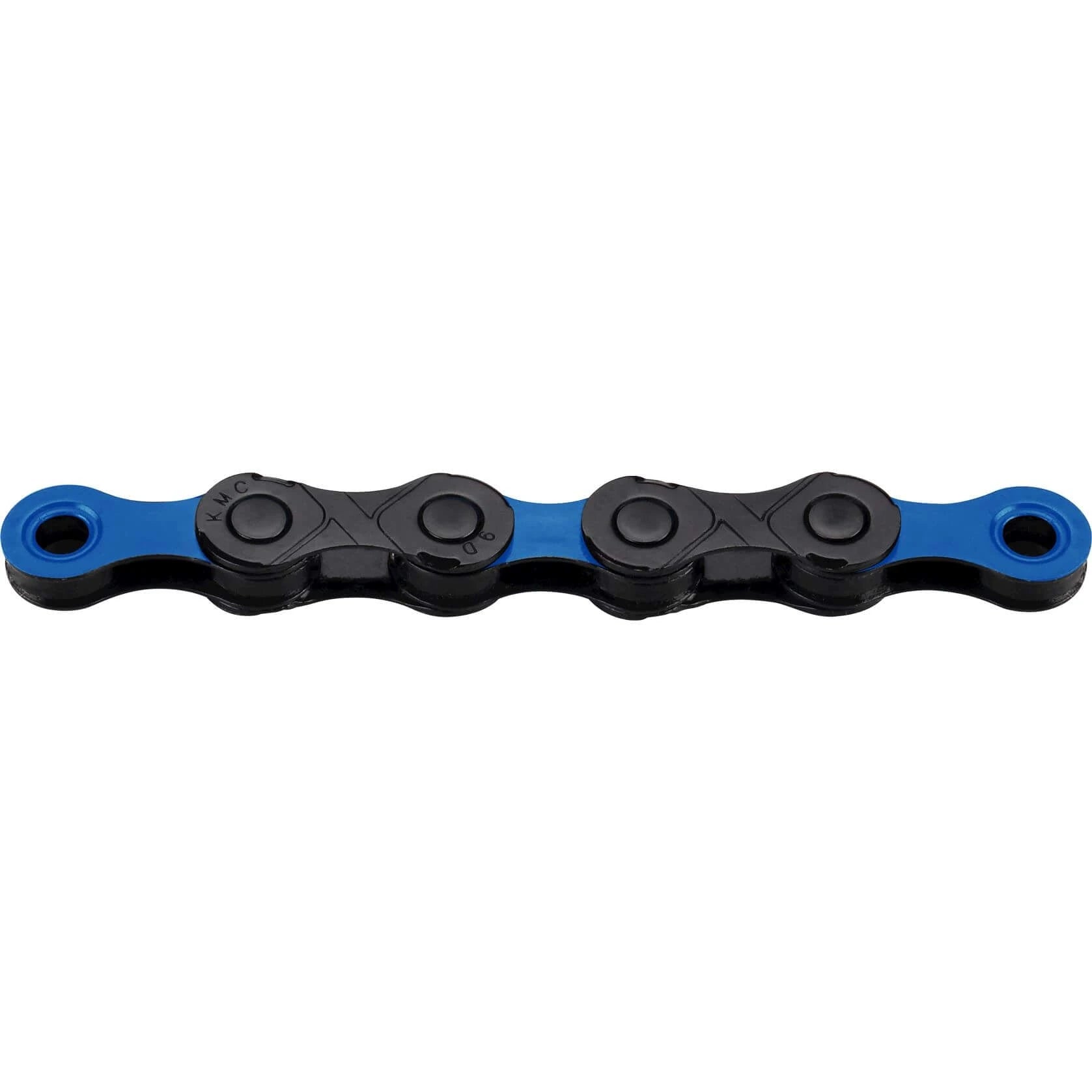 KMC ketting DLC12 black/blue 126s - AE-trading