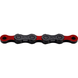 KMC ketting DLC12 black/red 126s - AE-trading